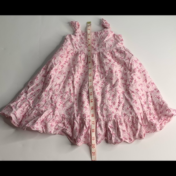 Camilla Girls Pink Dress Sundress Floral Hearts - Picture 6 of 7